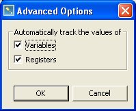 Advanced debug options