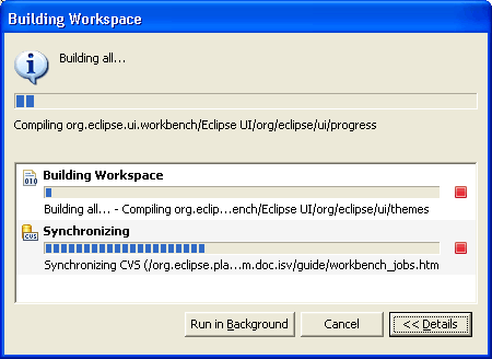 Progress dialog