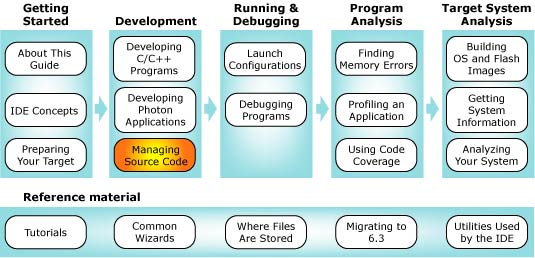 Workflow diagram with CVS chapter highlighted