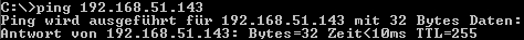 ping from Windows
