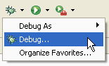Debug menu